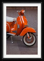 Vespa Scooter, Llanes, Spain Fine Art Print
