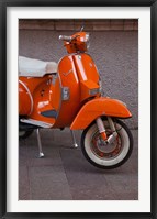 Vespa Scooter, Llanes, Spain Fine Art Print