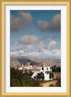 View Of Villas And La Torresilla Mountain, Malaga Province, Spain Fine Art Print