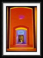 Lit Doorway in the Ciutat Vella Area, Barcelona, Spain Fine Art Print