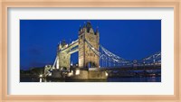 UK, London, Tower Bridge and River Thames Fine Art Print
