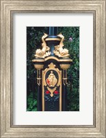 Lamp Post Along the Thames in London, England Fine Art Print