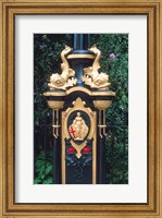 Lamp Post Along the Thames in London, England Fine Art Print