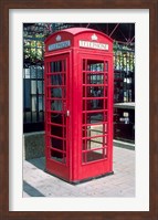 Red Telephone Booth, London, England Fine Art Print