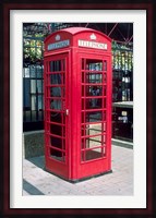 Red Telephone Booth, London, England Fine Art Print