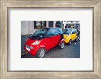 Smart Cars, London, England Fine Art Print