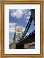 The Tower Bridge over the Thames River in London, England Fine Art Print