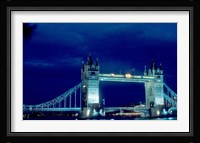 Tower Bridge Spanning the River Thames in London, England Fine Art Print