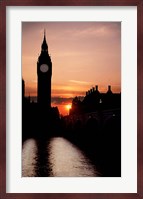 The Big Ben Clock Tower, London, England Fine Art Print