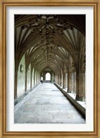 England, Kent, Canterbury Cathedral window Fine Art Print