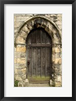 Medieval City Wall Door, York, Yorkshire, England Fine Art Print