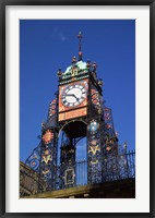 Eastgate Clock, Chester, Cheshire, England Fine Art Print