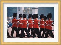 Changing of the guards, London, England Fine Art Print