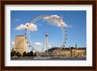 London Eye, Amusement Park, London, England Fine Art Print