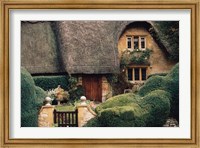 Thatched Roof Home and Garden, Chipping Campden, England, Fine Art Print