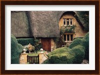 Thatched Roof Home and Garden, Chipping Campden, England, Fine Art Print