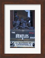 The Beatles Shop, Mathew Street, Liverpool, England Fine Art Print
