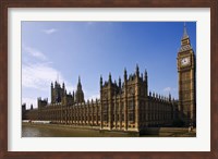 UK, London, Big Ben and Houses of Parliament Fine Art Print
