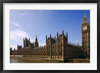 UK, London, Big Ben and Houses of Parliament Fine Art Print