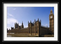 UK, London, Big Ben and Houses of Parliament Fine Art Print