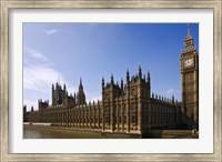 UK, London, Big Ben and Houses of Parliament Fine Art Print