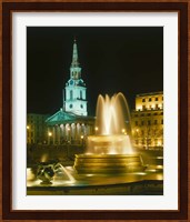 Trafalgar Square, London, England Fine Art Print
