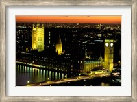 Big Ben and the Houses of Parliament at Dusk, London, England Fine Art Print