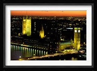Big Ben and the Houses of Parliament at Dusk, London, England Fine Art Print