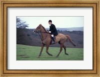 Horseback riding, Leicestershire, England Fine Art Print