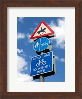 Sign, Epping Forest, London, England Fine Art Print