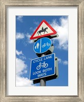 Sign, Epping Forest, London, England Fine Art Print