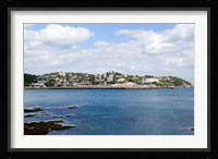 Village of Torquay, Devon, England Framed Print