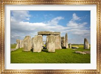 Stonehenge (circa 2500 BC), UNESCO World Heritage Site, Wiltshire, England Fine Art Print