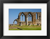 Whitby Abbey ruins (built circa 1220), Whitby, North Yorkshire, England Fine Art Print