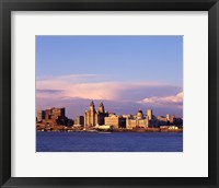 Liverpool Skyline, Merseyside, England Fine Art Print