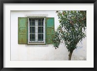 Courtyard Detail, Limonos Monastery, Filia, Lesvos, Mithymna, Aegean Islands, Greece Fine Art Print