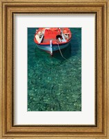 Greece, Ionian Islands, Kefalonia, Fishing Boat Fine Art Print