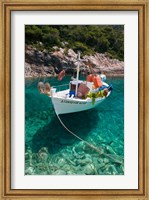 Greece, Ionian Islands, Zakynthos, Fishing Boat Fine Art Print