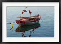 Harbor Fishing Boat, Lesvos, Mytilini, Aegean Islands, Greece Fine Art Print