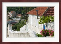 Hillside Vacation Villa Detail, Assos, Kefalonia, Ionian Islands, Greece Fine Art Print