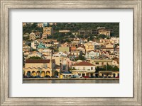 Morning View of Town from Argostoli Bay, Argostoli, Kefalonia, Ionian Islands, Greece Fine Art Print