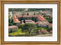 Overview of Limonos Monastery, Filia, Lesvos, Mithymna, Aegean Islands, Greece Fine Art Print