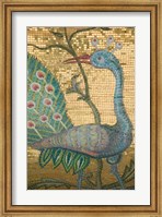 Peacock Mosaic, Eleftherotria Monastery, Macherado, Zakynthos, Ionian Islands, Greece Fine Art Print