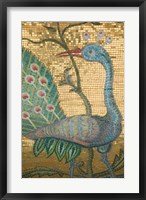 Peacock Mosaic, Eleftherotria Monastery, Macherado, Zakynthos, Ionian Islands, Greece Fine Art Print