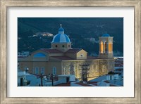 Town Church, Kokkari, Samos, Aegean Islands, Greece Fine Art Print