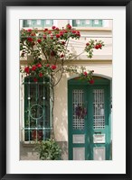 Village Doorway, Agiasos, Lesvos, Mytilini, Aegean Islands, Greece Fine Art Print