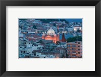 Waterfront View of Southern Harbor and Agios Therapon Church, Lesvos, Mytilini, Aegean Islands, Greece Fine Art Print