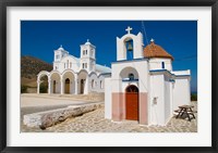Church in Small Town of Dryos, Paros, Greece Fine Art Print