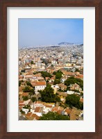 Crowded City of Athens, Greece Fine Art Print
