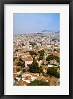 Crowded City of Athens, Greece Fine Art Print